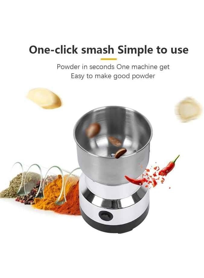 آر إيه أف ماكينة طحن كهربائية 300 واط | قابس ثنائي | مطحنة توابل وقهوة وحبوب ومكسرات من الستانلس ستيل متعددة الاستخدامات - Image 5